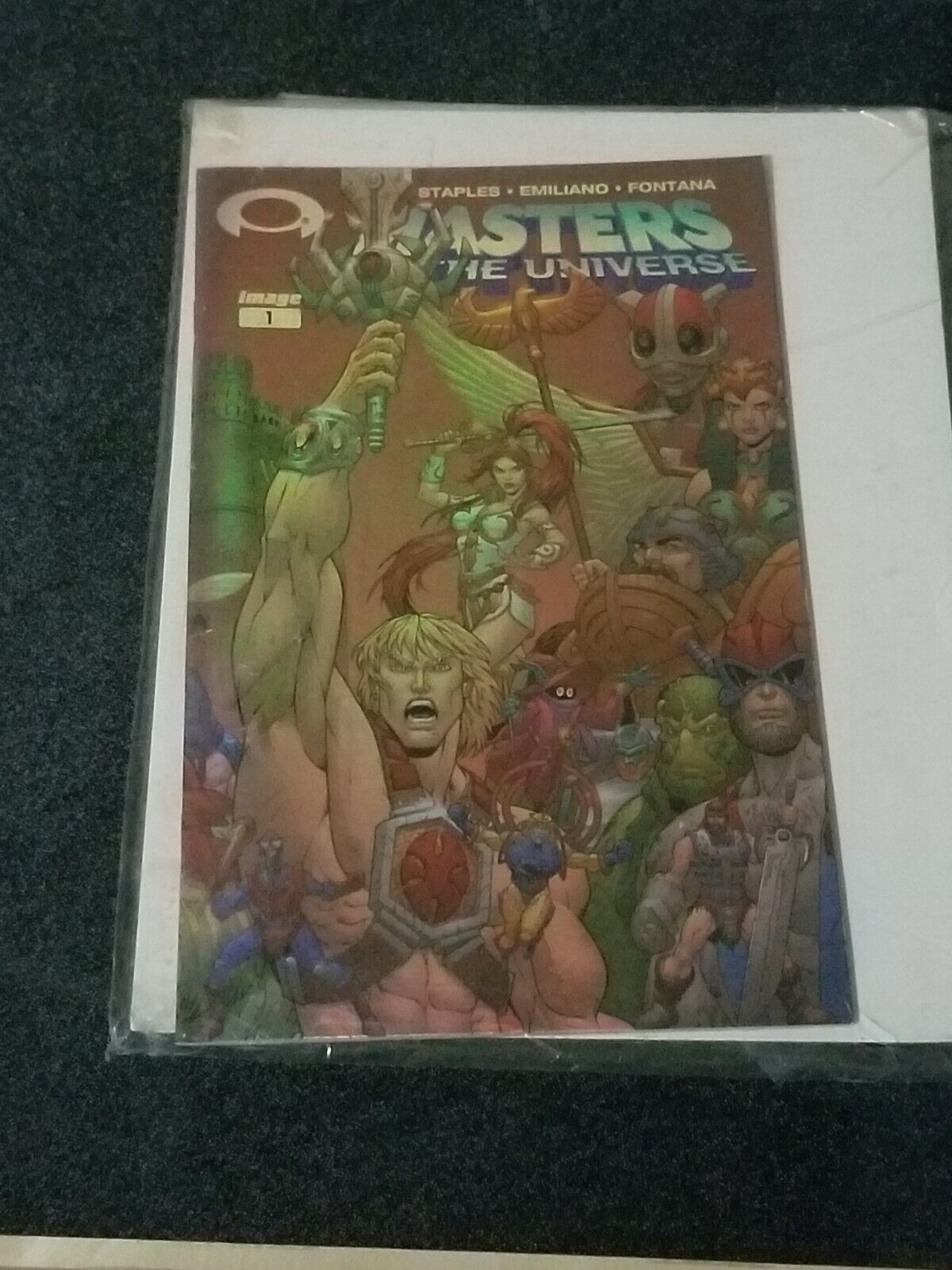 Masters Of The Universe Vol 2 #1 Rare Holofoil Wraparound Variant NM Image...