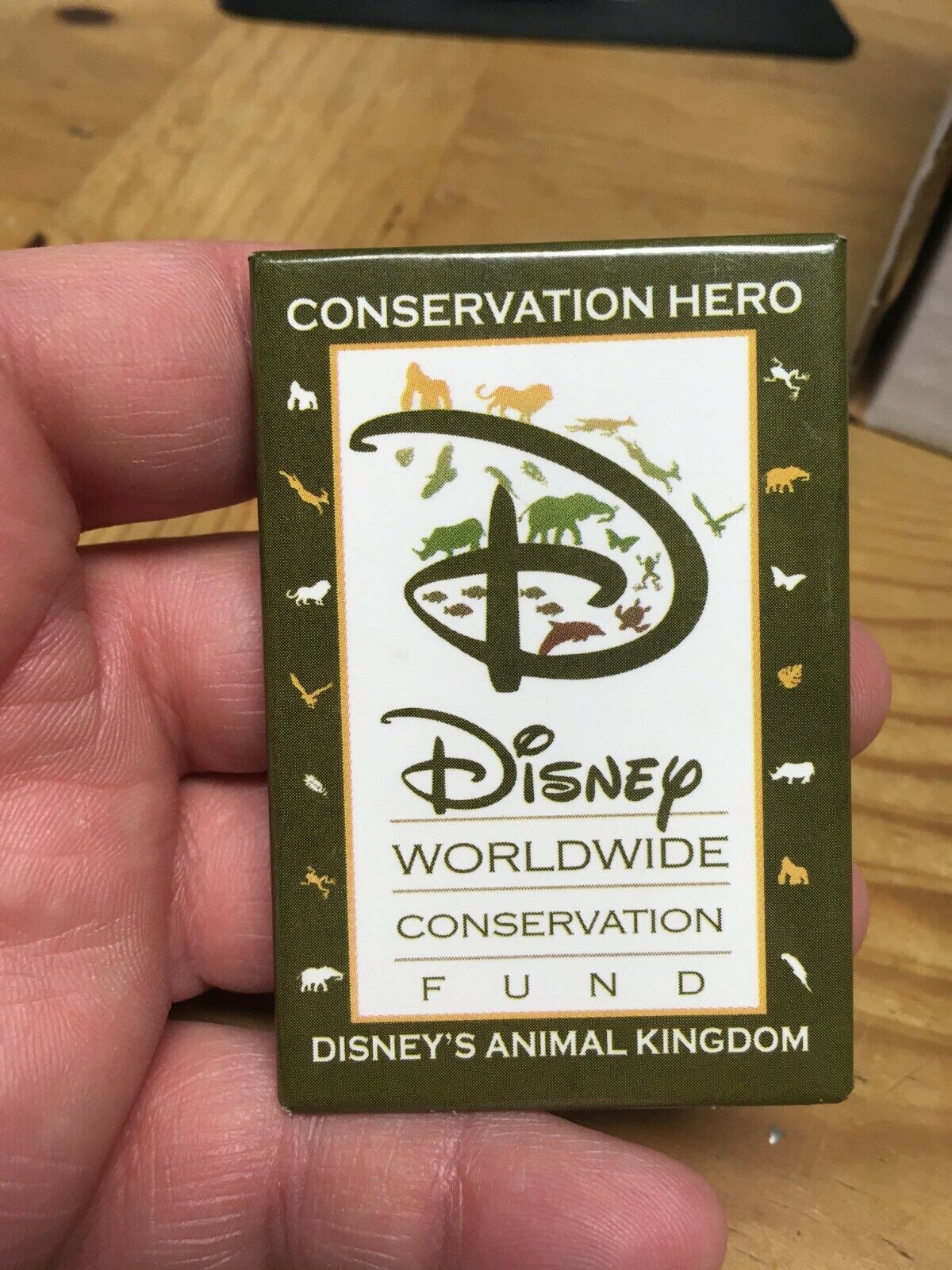 Disney Button - Animal Kingdom Conservation Hero 2008 Button