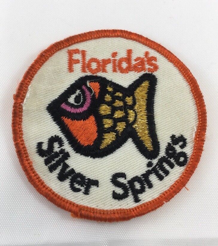 LMH PATCH Badge SILVER SPRINGS  State Park Artisan Aquatic Spring FLORIDA'S Fish