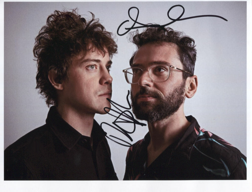 MGMT (Band) Andrew VanWyngarden +1 Signed Photo Genuine In Person + Hologram COA