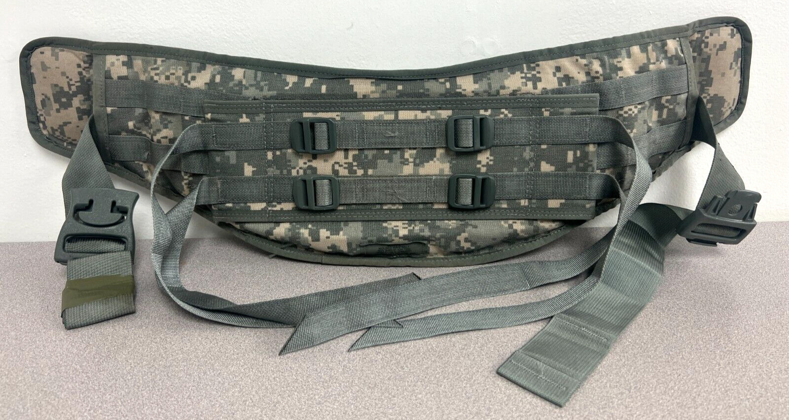 US Military ACU Molle II Backpack Molded Waist Belt Kidney Pad