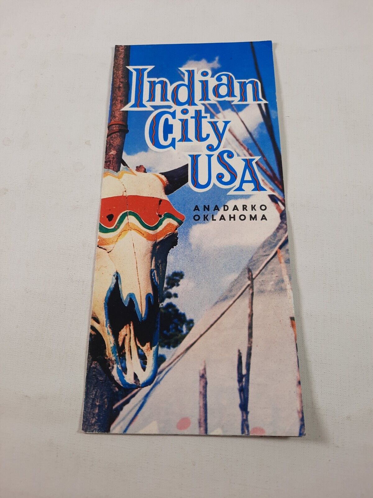 1970 indian city usa Anadarko Oklahoma Brochure pamphlet vtg 