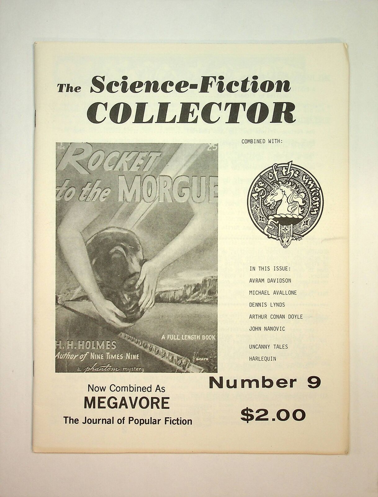Science Fiction Collector [Megavore Journal of Popular Fiction] #9 FN+ 6.5 1980