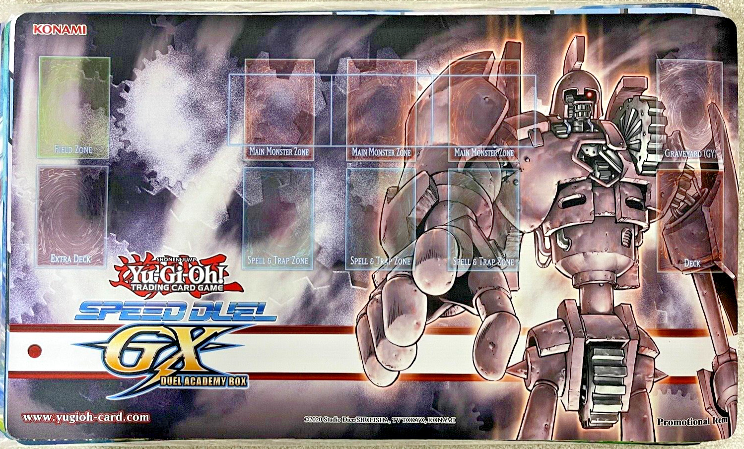 Yu-Gi-Oh - Speed Duel GX - Duel Academy Box - Ancient Gear Golem Playmat - NEW