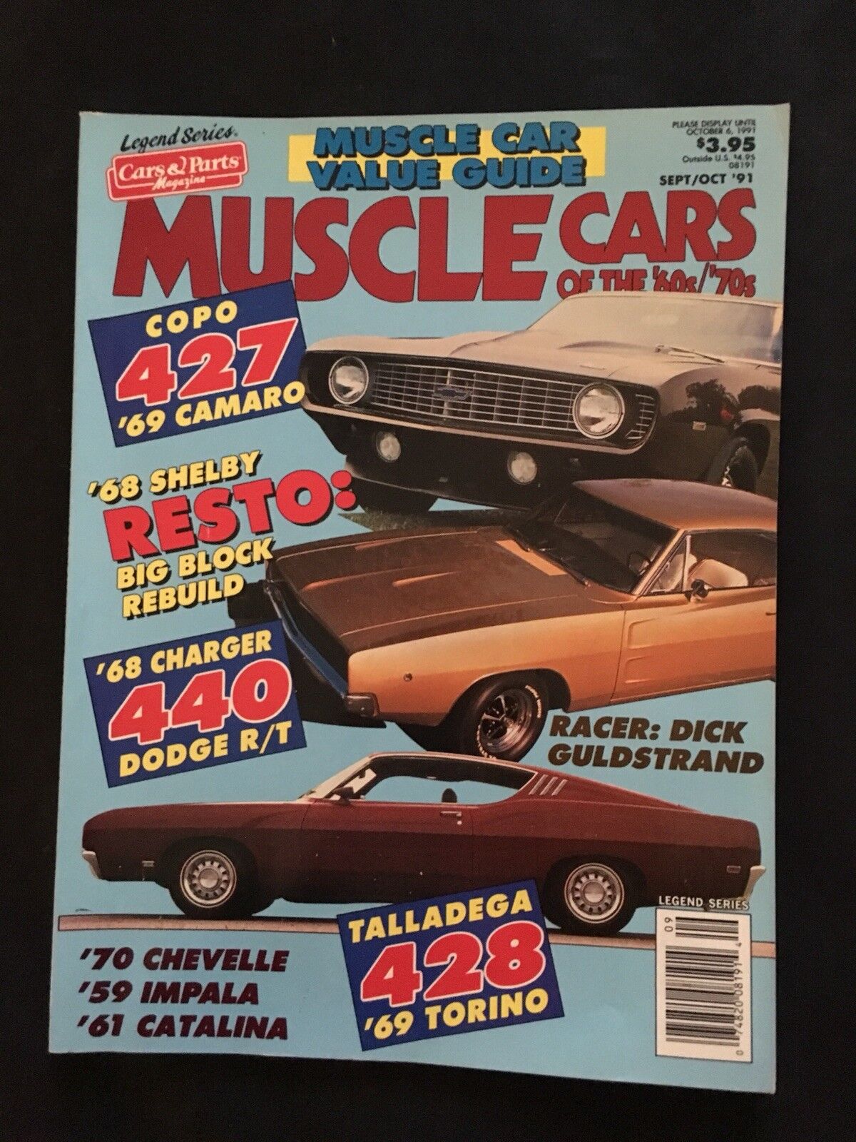 MUSCLE CARS of the 60/70s Legend Series Vol 5 No 5 Sept/Oct 91 Performance Guide