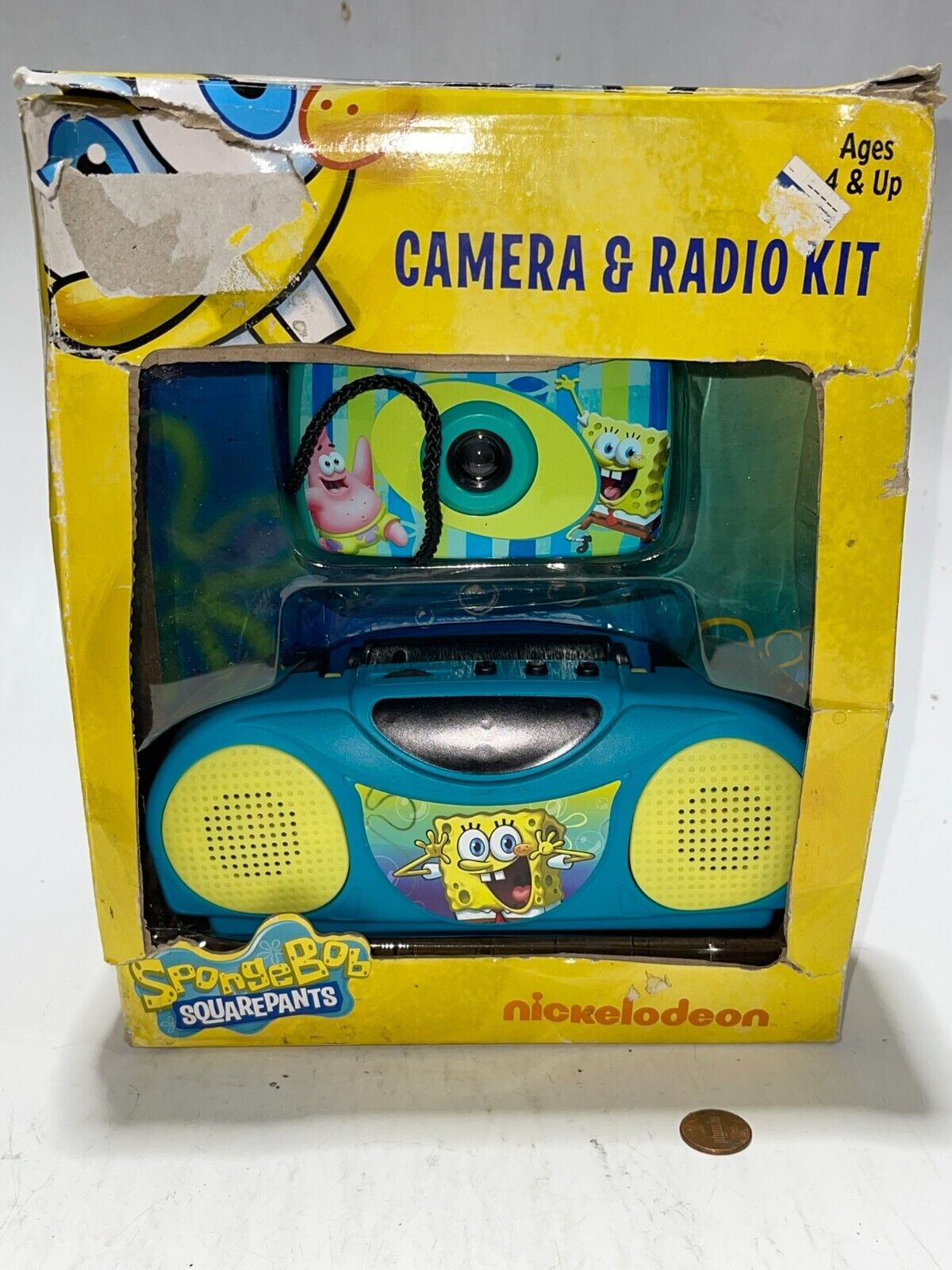 SPONGEBOB SQUAREPANTS Radio & Camera Kit | 35mm Reusable Nickelodeon