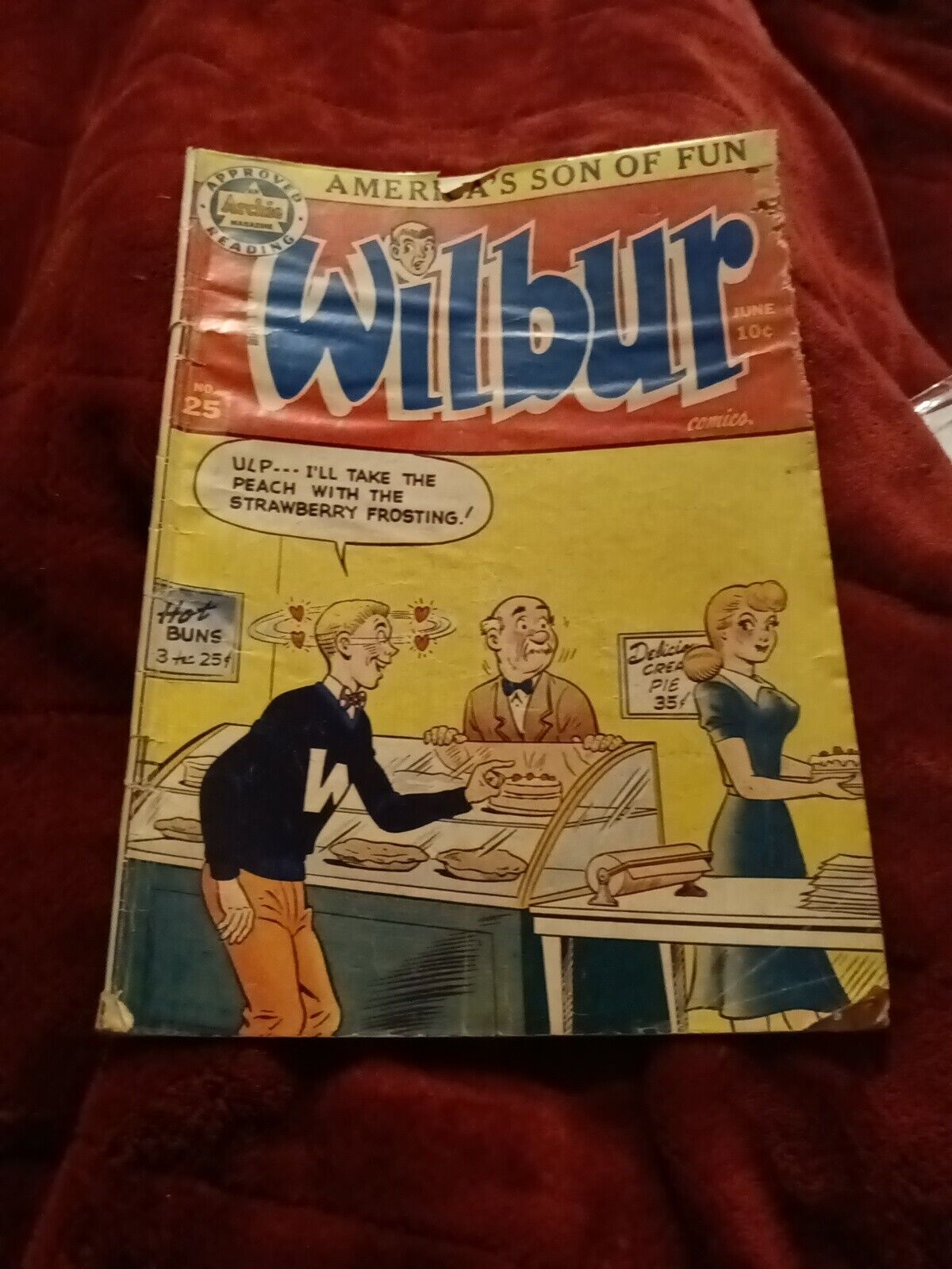 WILBUR #25 comic book 1949- INNUENDO COVER  KATY KEENE- WOGGON ART