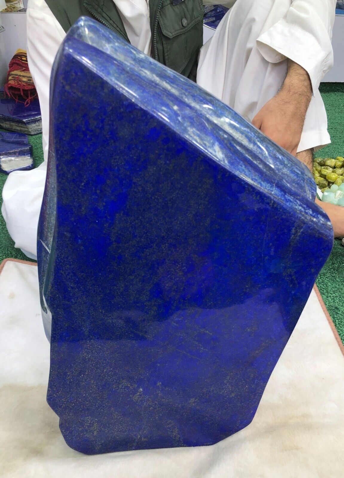 33 Kg Huge Lapis Lazuli A+ Grade Freeform Polished Tumbled Stone Afghanistan