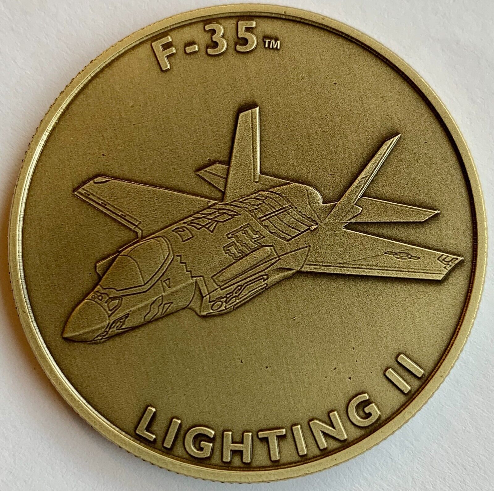Lockheed Martin F-35 Lightning II Challenge Coin CC-F-35