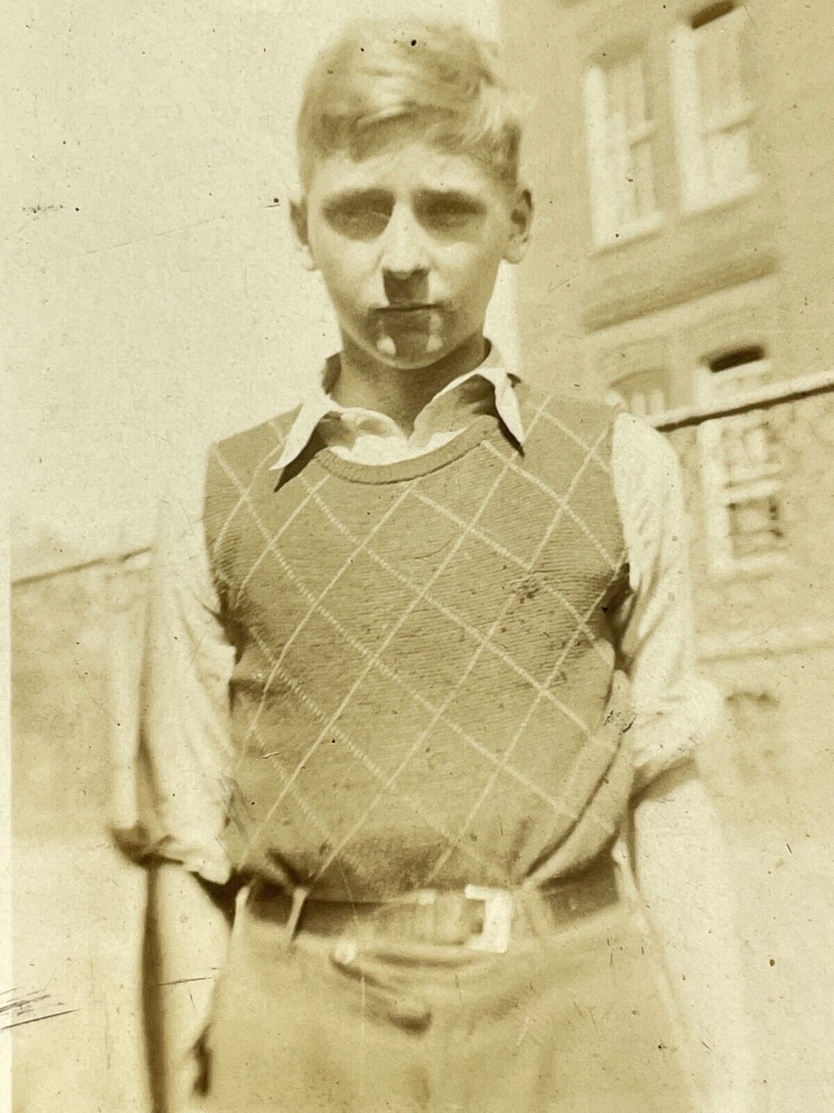 W4 Photograph Young Man 1937 Portrait 