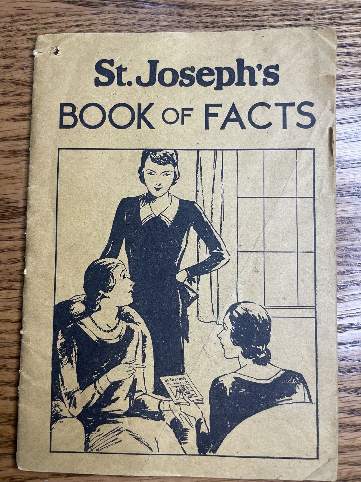 Vintage St. Joseph's Family Medicine Book of Facts Natural Health Kitchen Quack