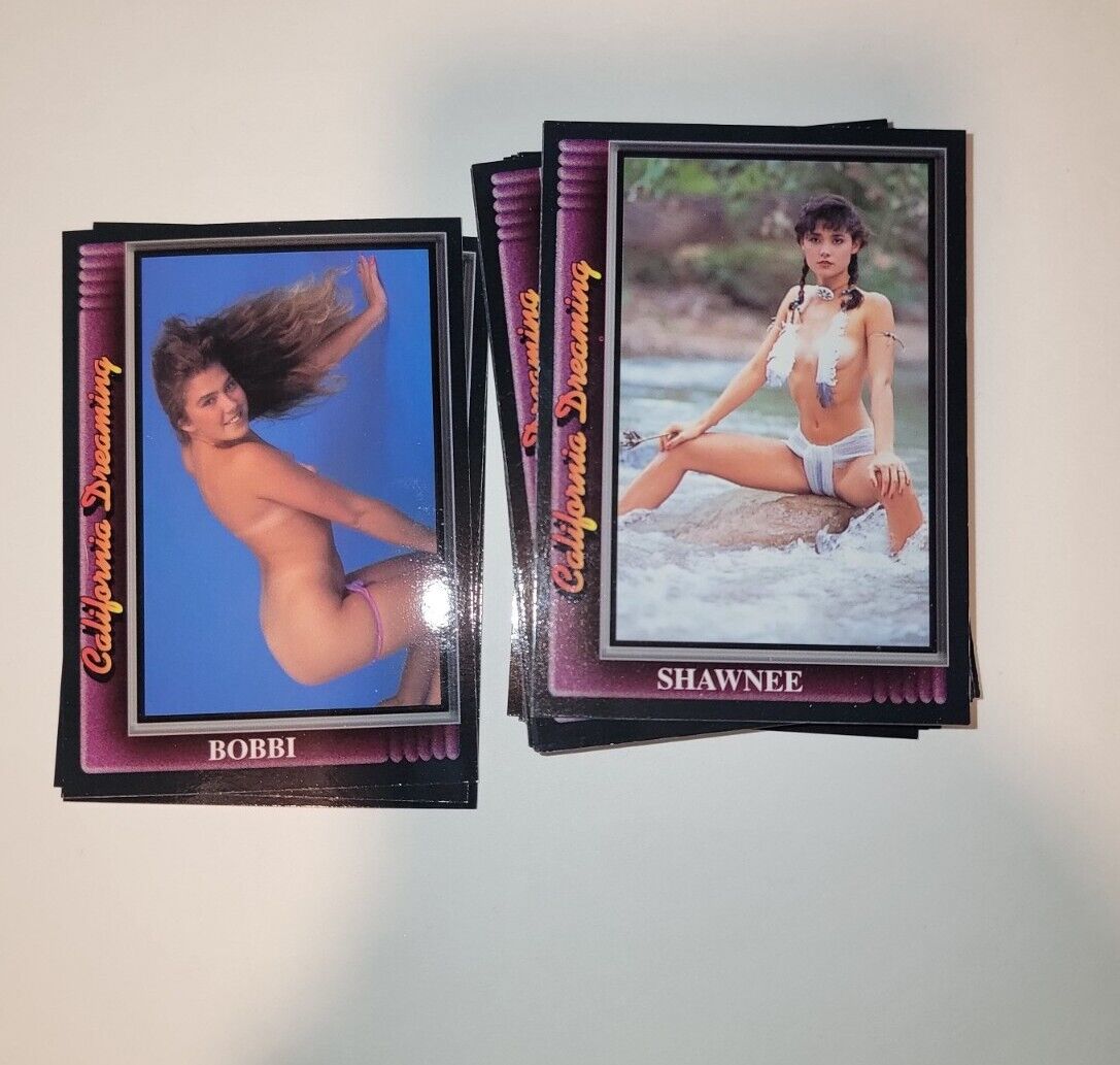 California Dreaming Holo Pleasures Trading Cards. 35 Card Lot