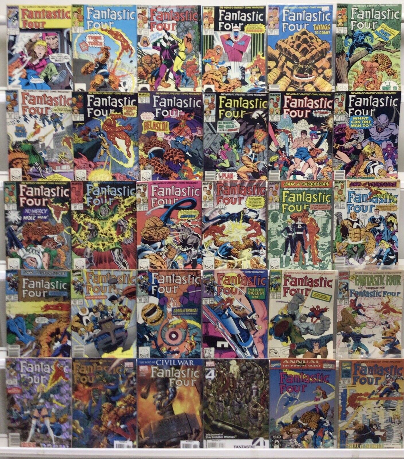 Marvel Comics Fantastic Four 1st Series Comic Book Lot Of 30 Issues