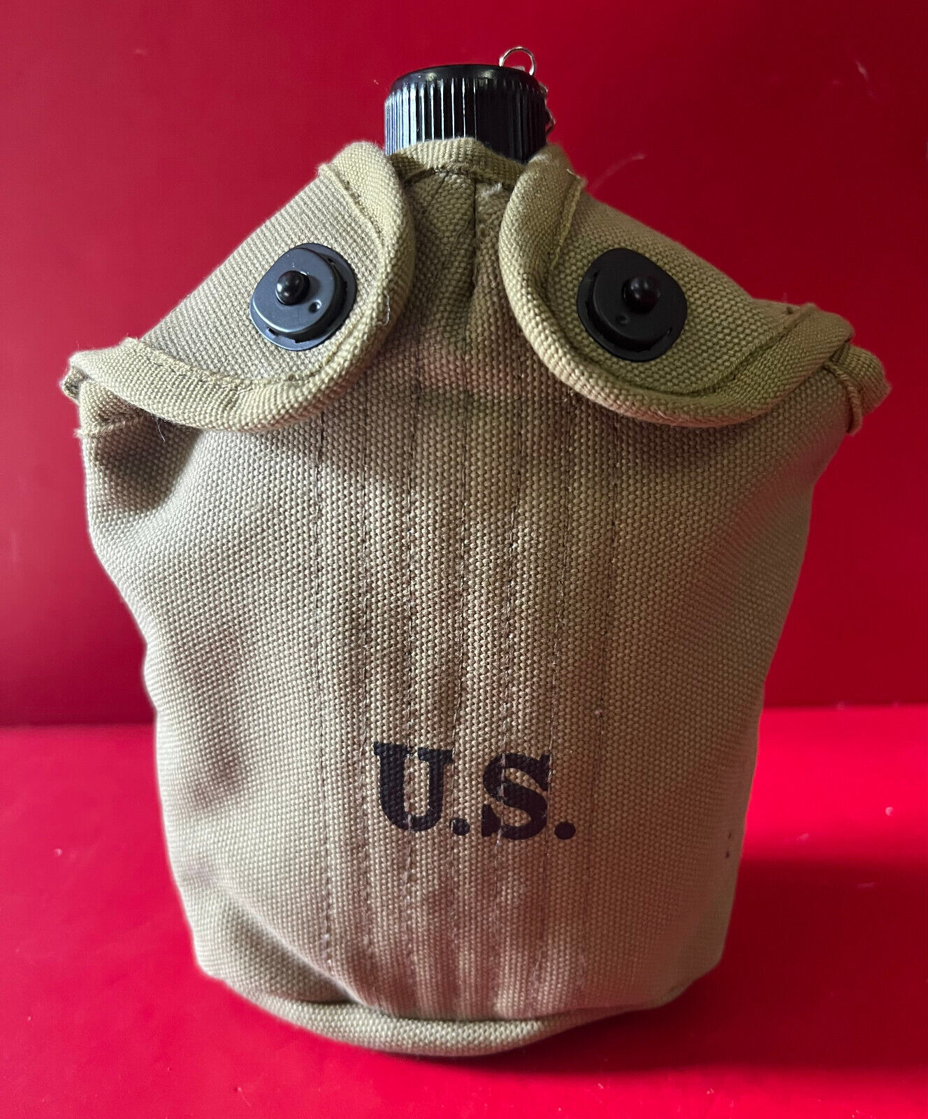 US MODEL M-1910 CANTEEN , COVER AND CUP- KHAKI 1942