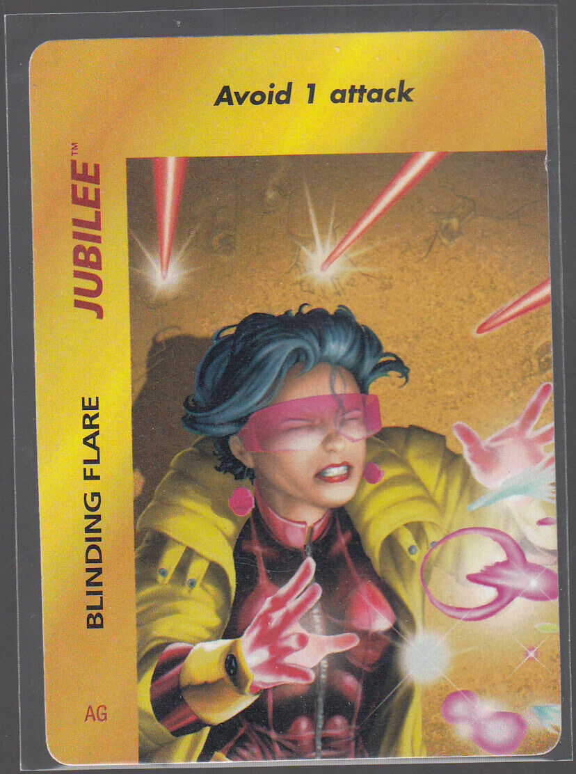 JUBILEE 1995 Marvel OverPower Collectible Card Game Blinding Flare