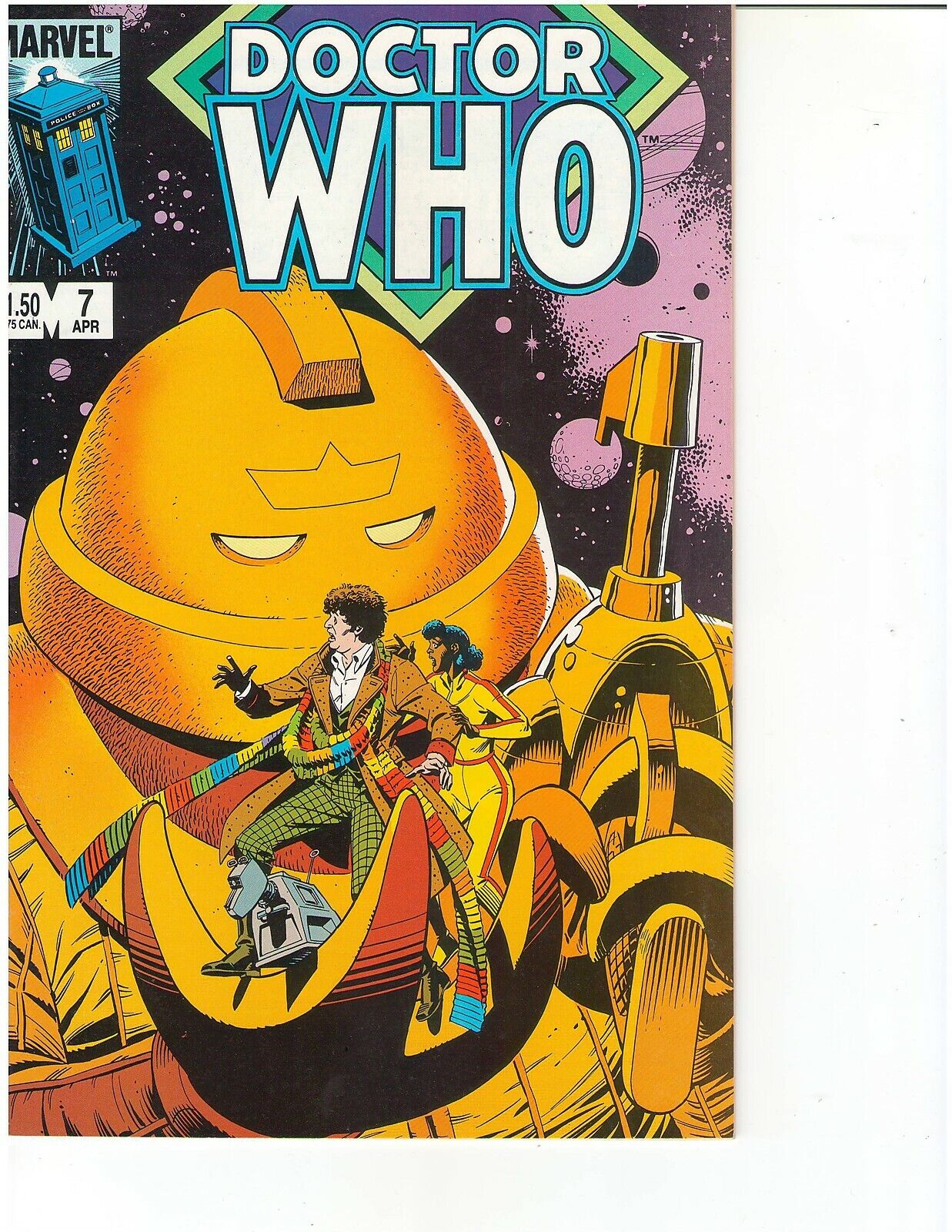 Doctor Who #7 (Apr 1985, Marvel) NEVER READ BAGGED BOARDED