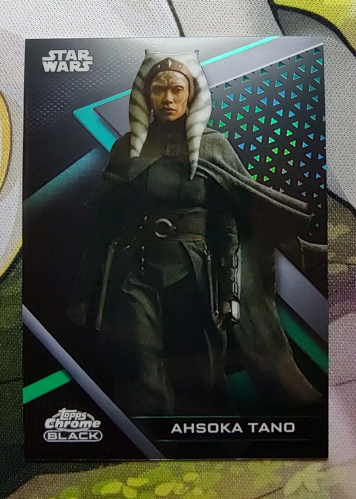 2022 Topps Star Wars Chrome Black AHSOKA TANO Green /99 Card #11