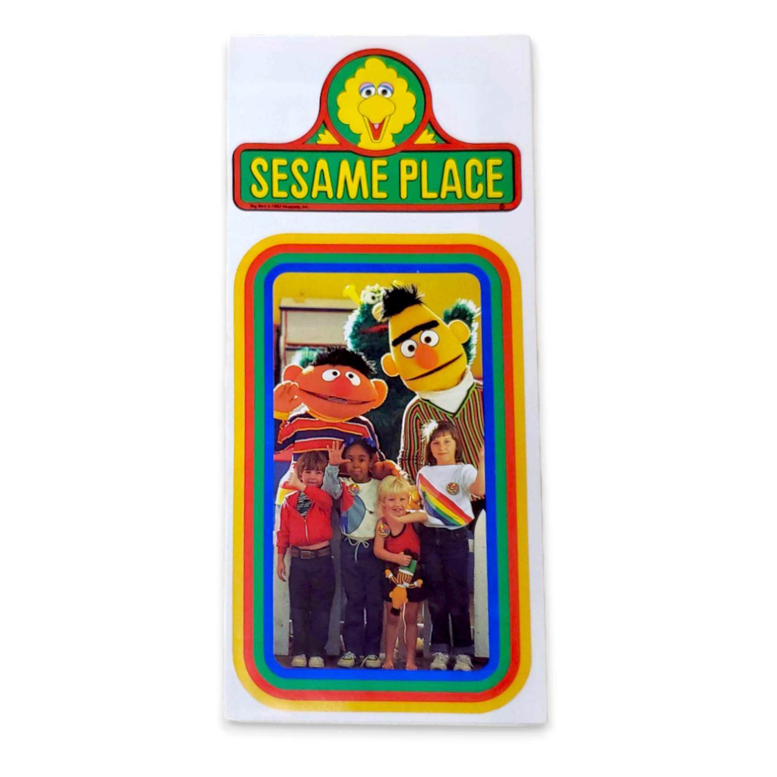 Vintage 1984 Sesame Place Park Sesame Street Activities Map Brochure EUC