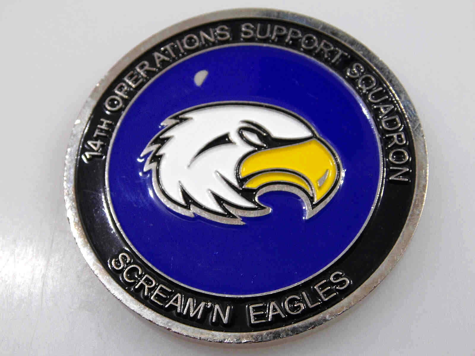 14TH OPERATIONS SUPPORT SQUADRON SCREAM EAGLES CHALLENGE COIN