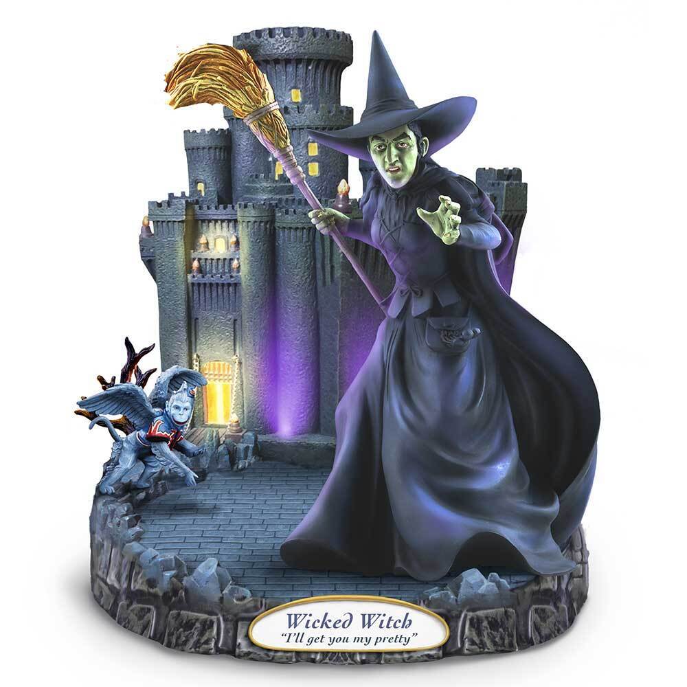 The Bradford Exchange Wizard of OZ Wicked Witch I'll Get You My Pretty Sculpture