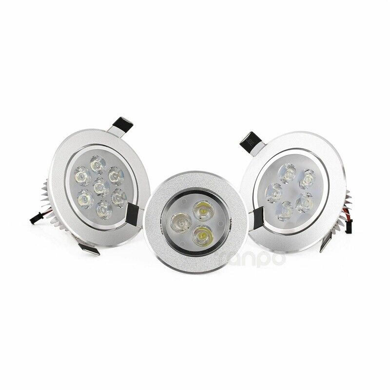 Dimmable 18W 15W 12W 9W 7W 5W 3W LED Recessed Downlight Ceiling Light Home Decor