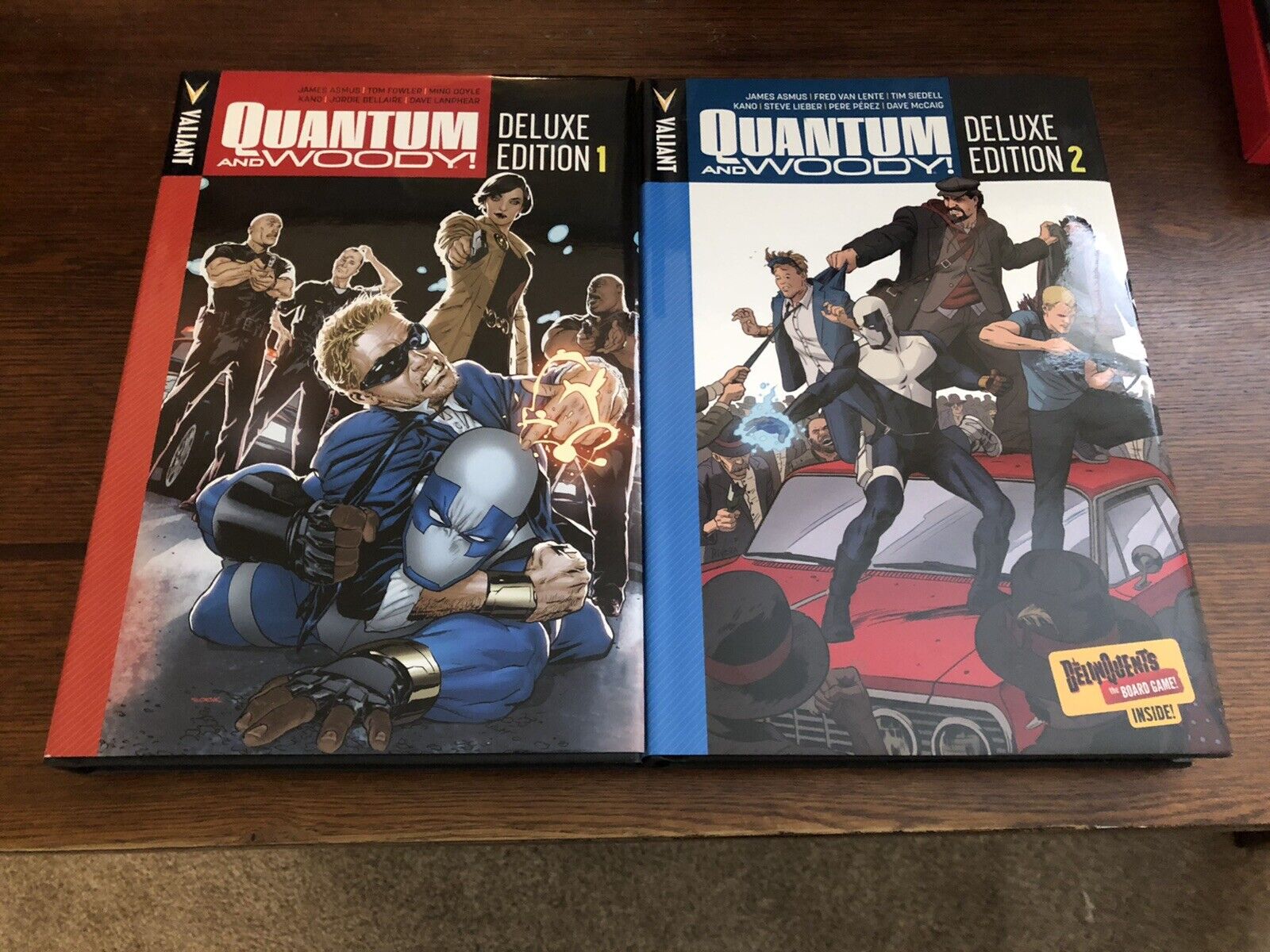 Valiant Quantum and Woody Deluxe Edition Hardcover Vol 1 & 2