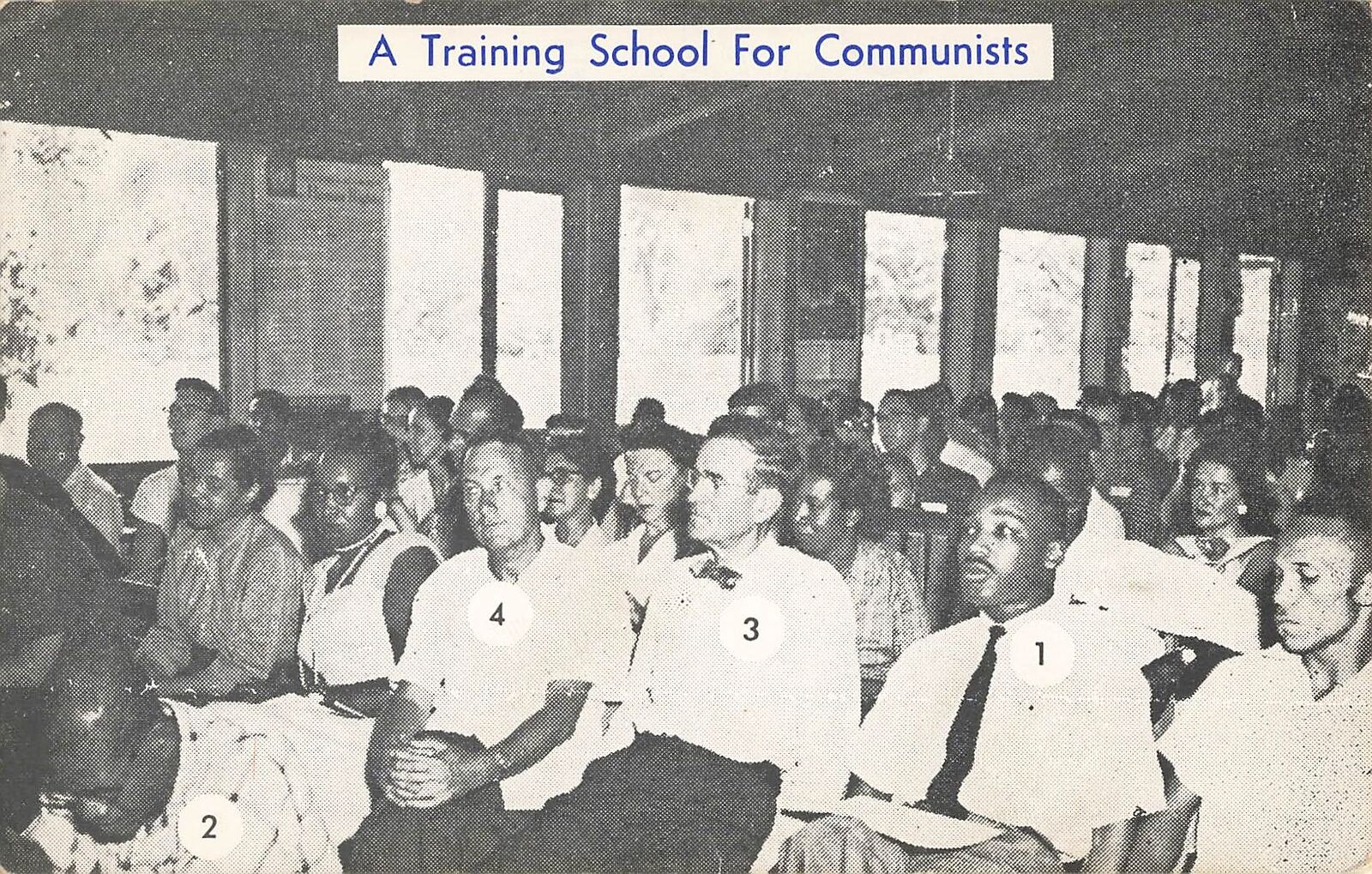 Rare 1960s Anti-Communist Martin Luther King JR MLK Postcard Propaganda RARE 