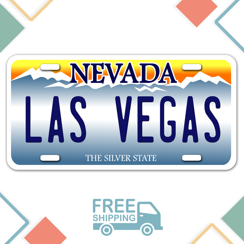 PERSONALIZED Nevada license plate. Any text, . Custom plate