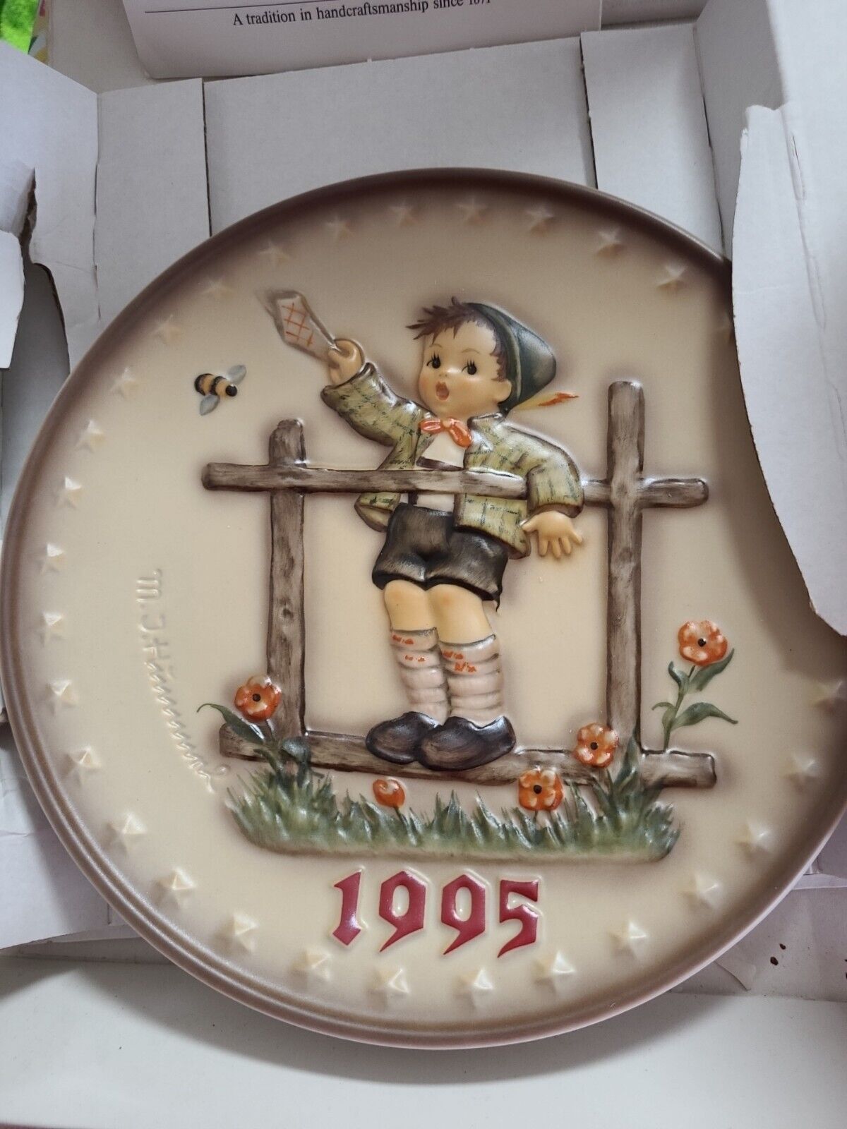 Vintage 1995 Hummel Plate 