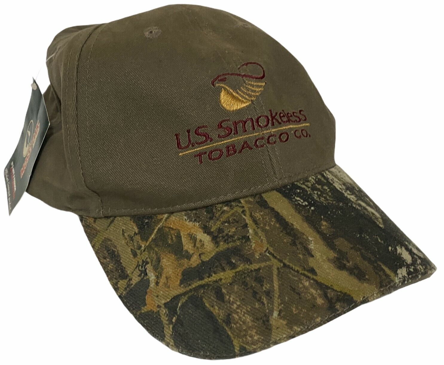 U.S. Smokeless Tobacco Company Mossy Oak Camo Baseball Adjustable Hat