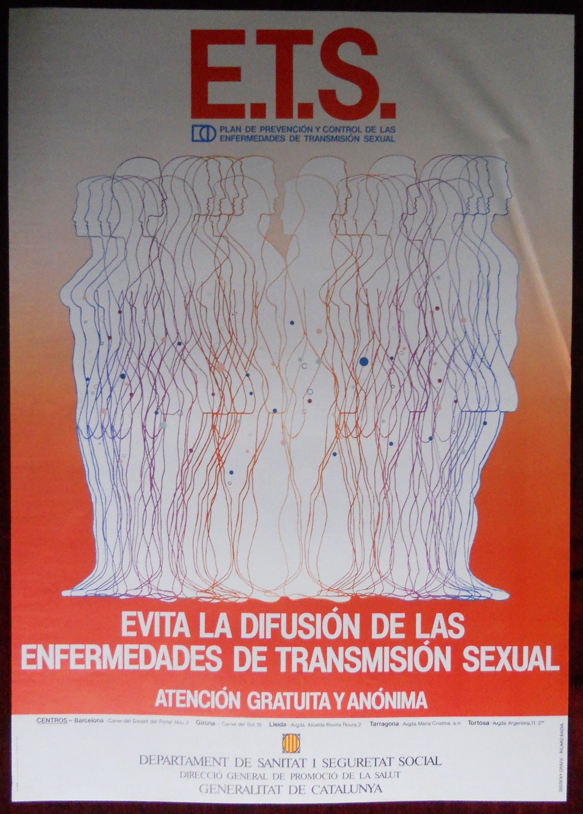 Original Poster Spain ETS Sexuality Disease Health Plan