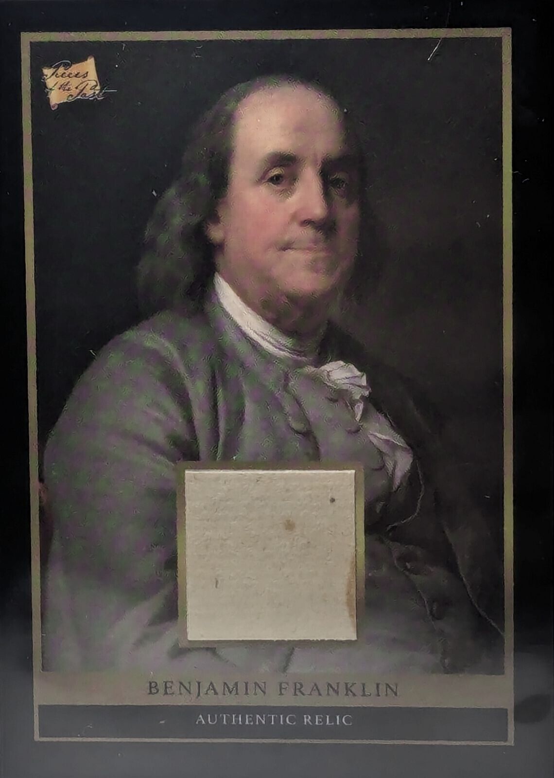2024 Pieces of the Past Authentic Relic Benjamin Franklin #16