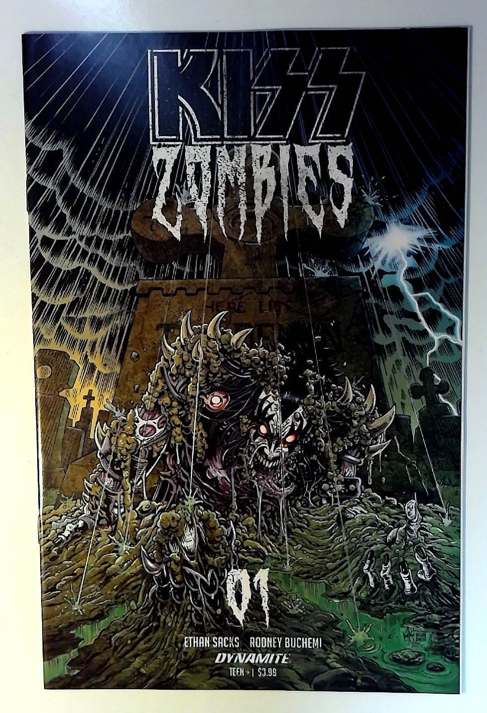 KISS: Zombies #1h Dynamite (2019) Limited 1:7 Incentive Cover Comic Book