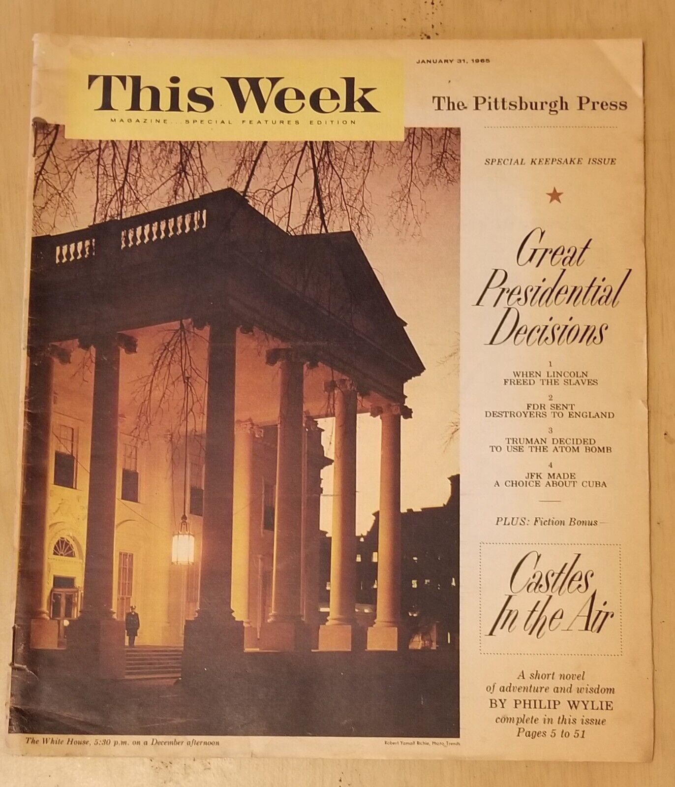 The Pittsburgh Press This Week Magazine Special Features Edition Jan 31 1965