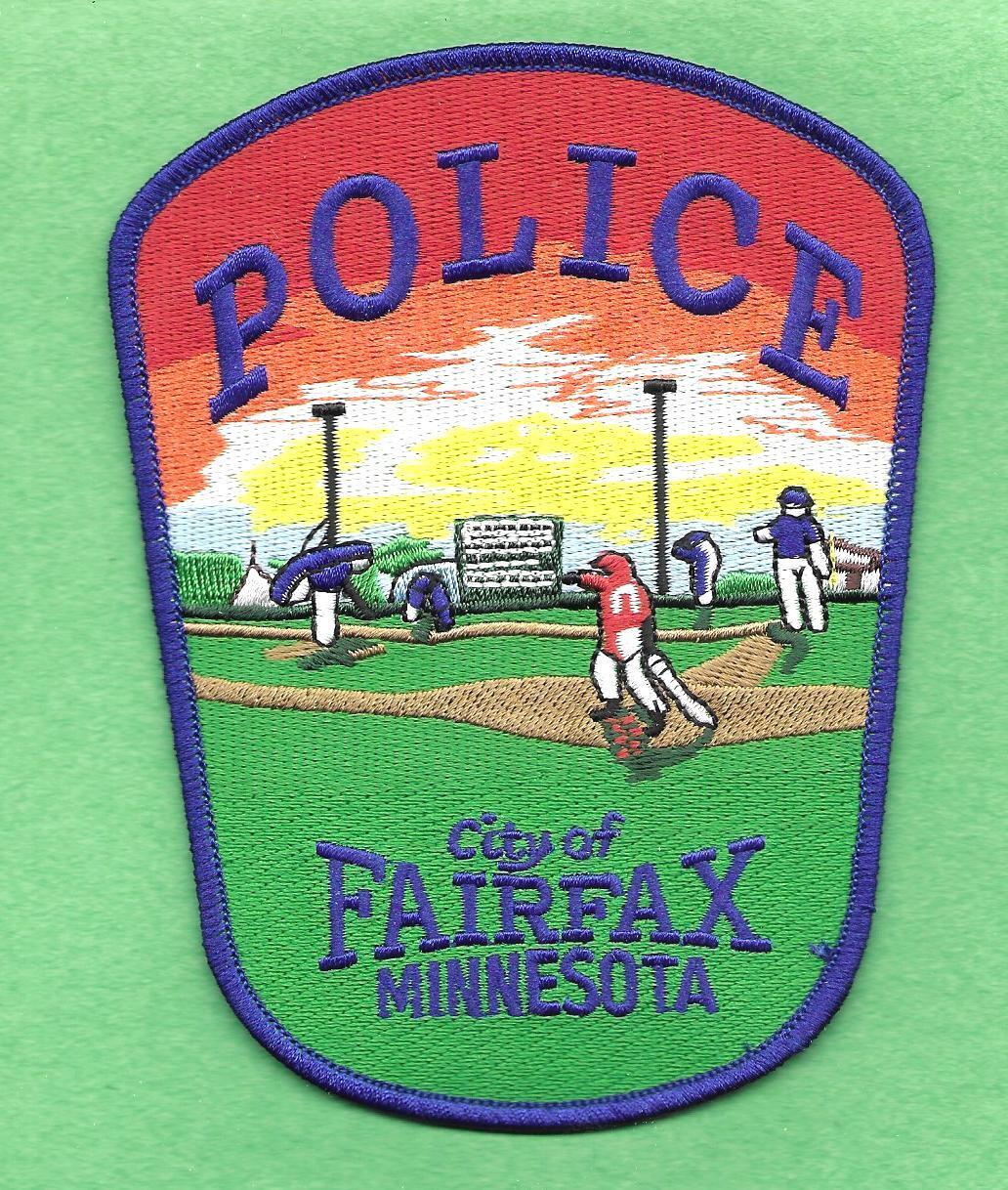 MINNESOTA-CITY OF FAIRFAX- COLORFUL- BASEBALL GAME -GREAT PATCH