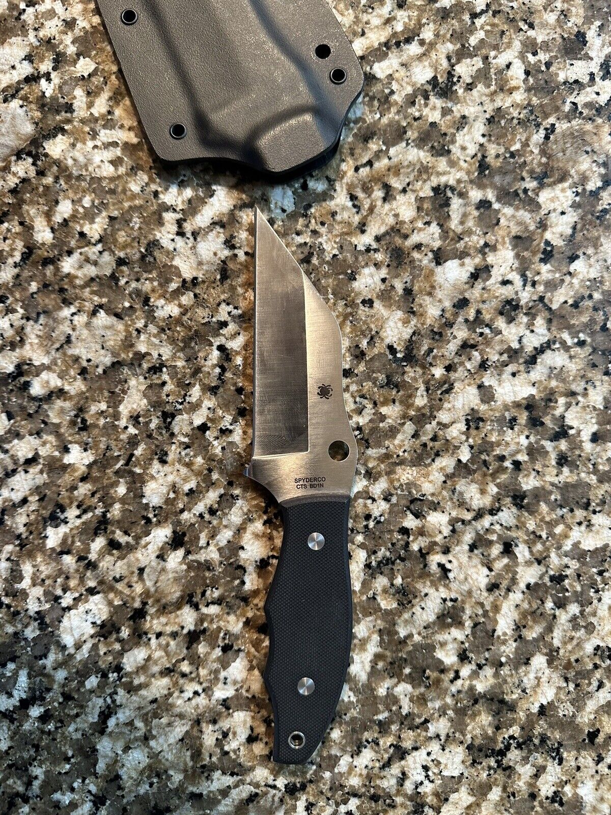 Spyderco Knife Ronin 2 G-10 Black