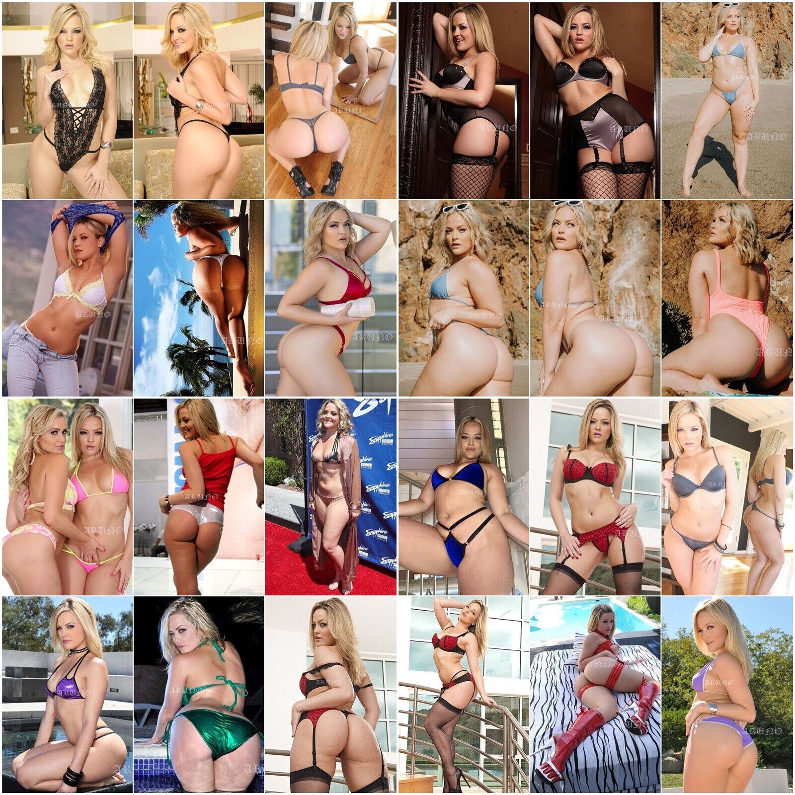 LOT 24 PCS Picture 8X10 Photo Sexy Girl Alexis Texas Collection Celebrity 2MOAT