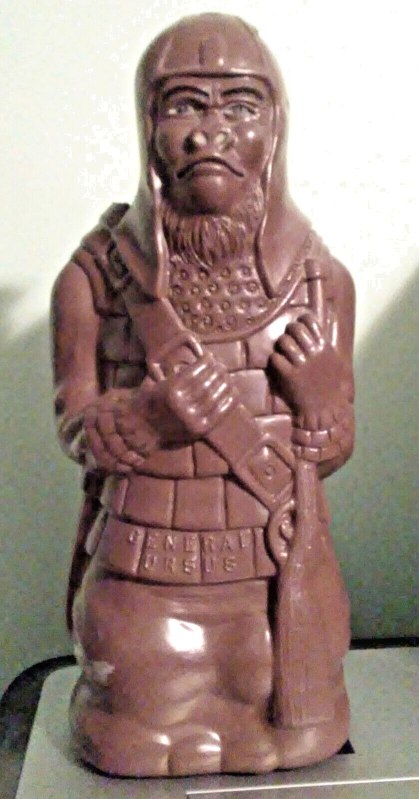 Vintage 1967, General Ursus from Planet of the Apes, Blow Mold Plastic Coin Bank