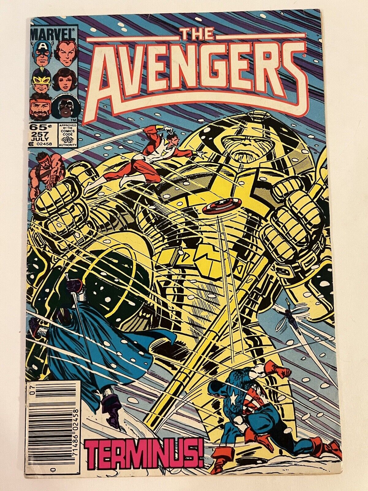 Marvel Comics The Mighty Avengers #257 Terminus” July 1985 Copper Era