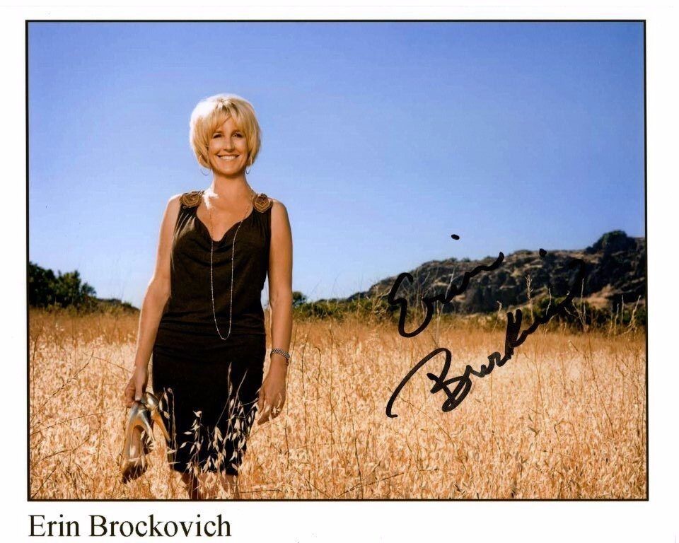 ERIN BROCKOVICH signed autographed 8x10 photo