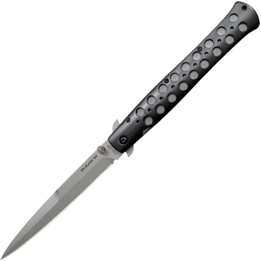 Cold Steel Ti-Lite Linerlock Knife S35VN Stainless Blade Black Aluminum Handle 2
