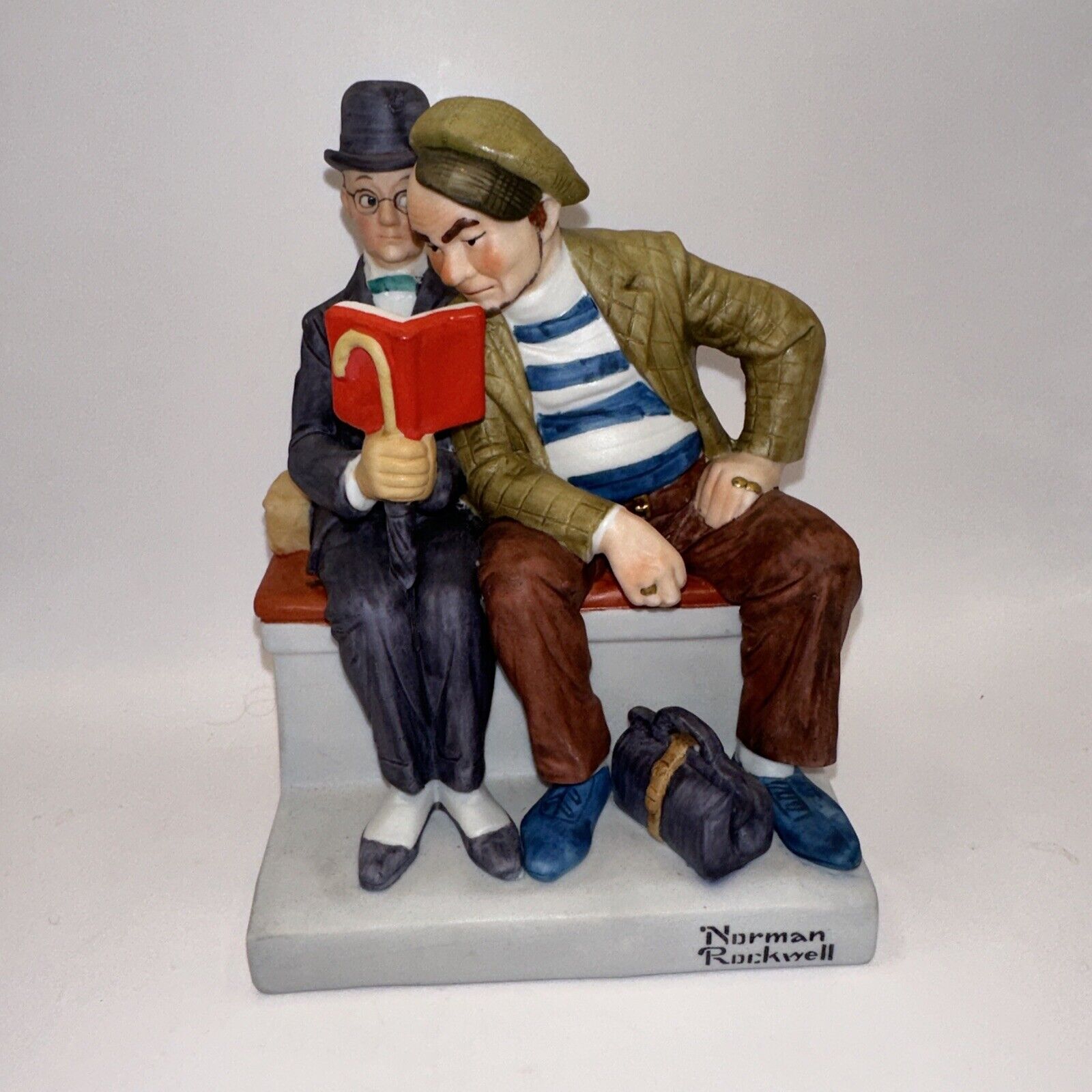 *The 12 Norman Rockwell Porcelain Figurine \