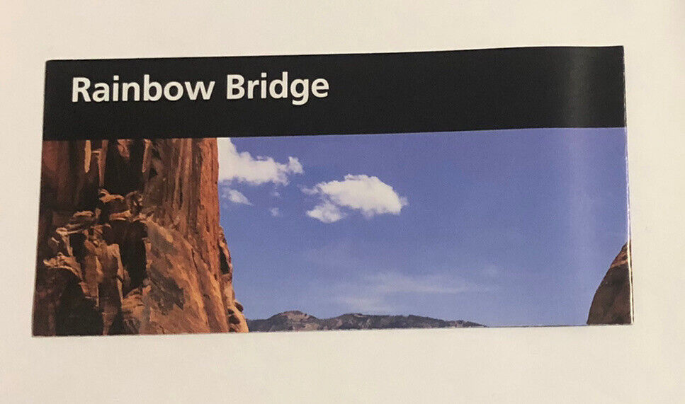 Rainbow Bridge National Monument Park Unigrid Brochure Map NEWEST VERSION Utah