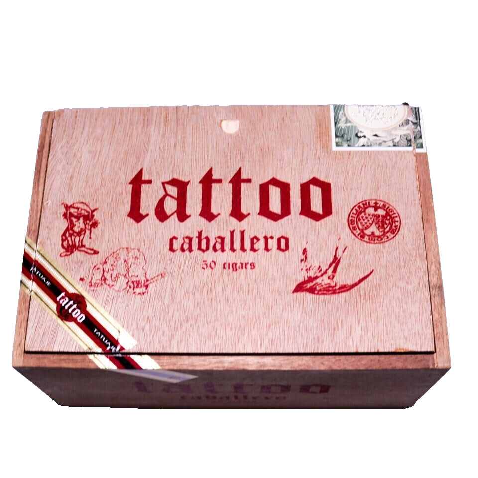 Tatuaje Tattoo Caballero Decorative Wood Box 8.25\