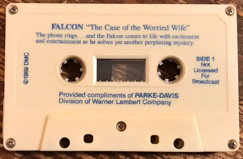 Parke-Davis Pharmaceutical Advertising Cassette Tape 1989 Falcon