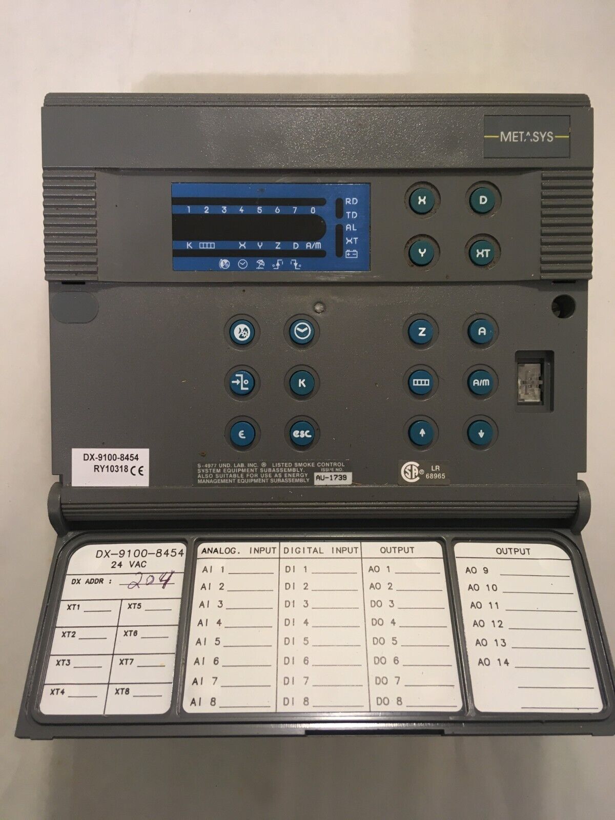Johnson Controls Dx-9100-8454 Metasys Controller