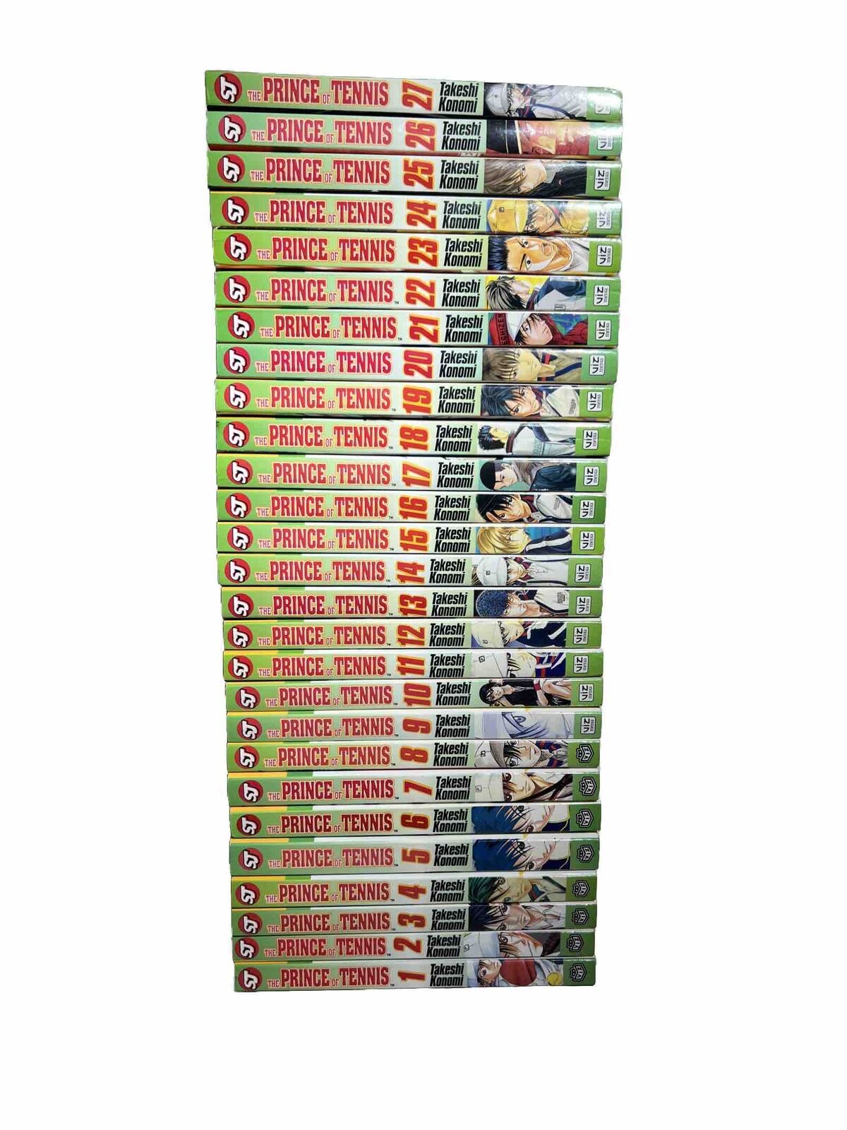 The Prince of Tennis English Vol 1-27 Manga Lot Of Books Takeshi Konomi Viz