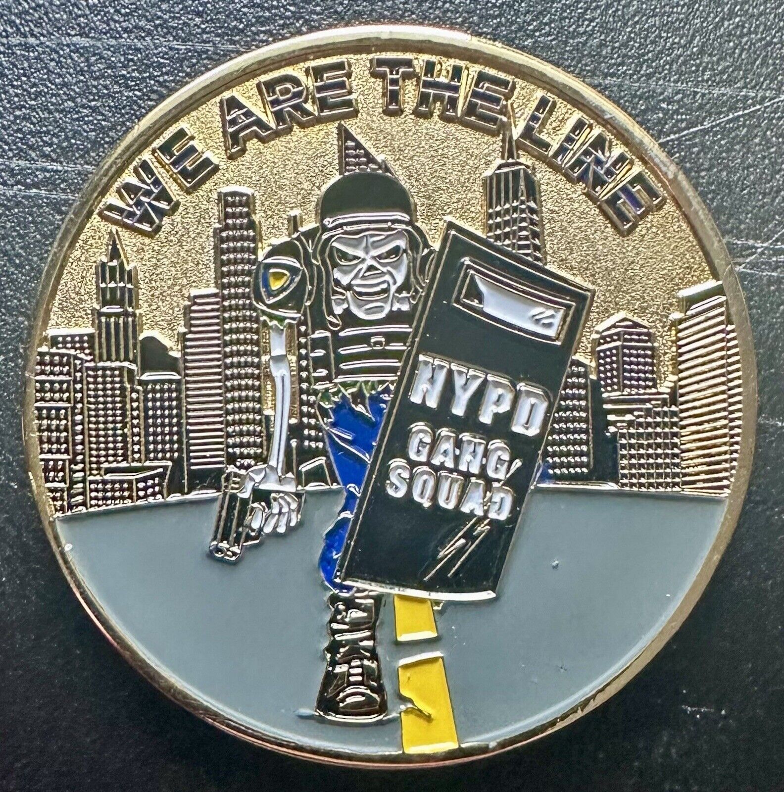 NYPD Manhattan Gang Squad New York Police OCCB Organized Crime Control Coin