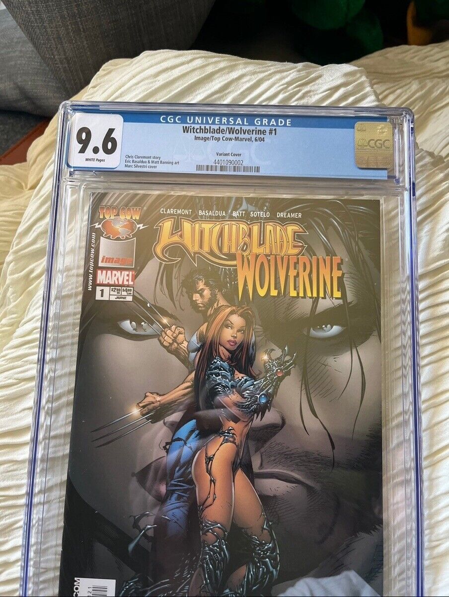 WITCHBLADE/WOLVERINE #1 VARIANT CGC 9.6-top Cow/Image/ Marvel