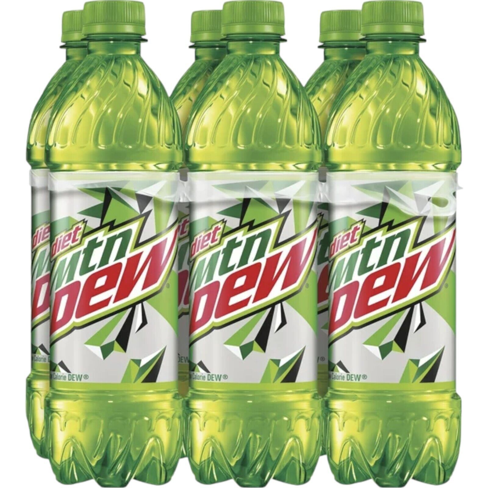Diet Mountain Dew Soda 6 Pack 16.9oz Bottles Diet Mtn Dew 6 Pack Soda Pop